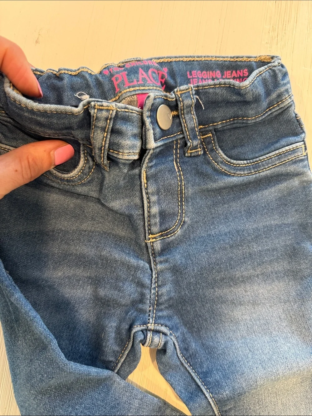 Old Navy & Children’s Place Girls Blue Denim Skinny Jeans 2 Pair
